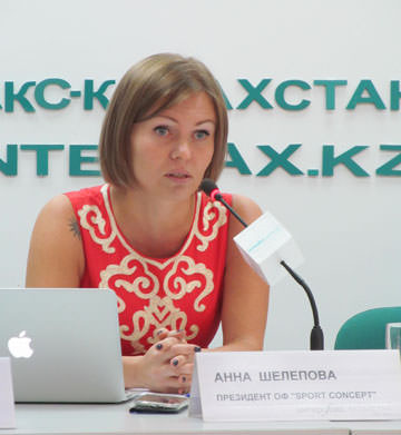 Анна Шелепова, президент ОФ Sport Concept